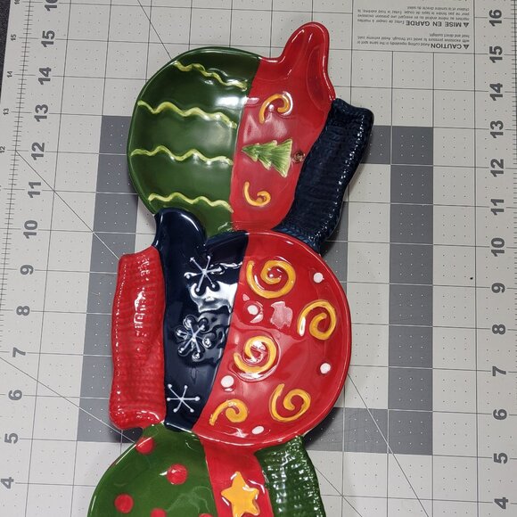 Signature Ceramic Winter Mitten Dish - 2006- Candy Trinket Dish - NEW with Box - Picture 5 of 16